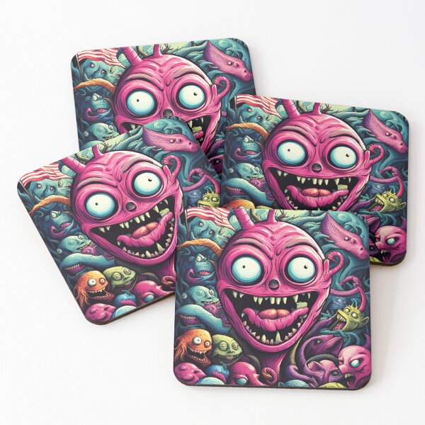 Item preview, alienlove 196 good mood lucky funny skull hero designed and sold by alienlove-8.