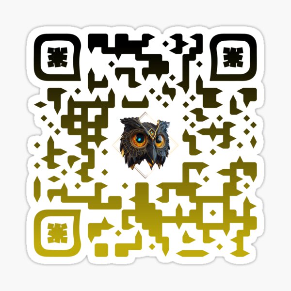 Two Lands QR Sticker