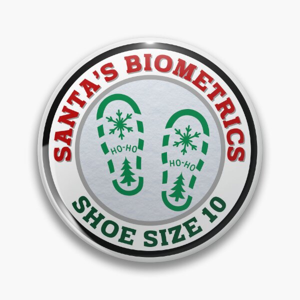 Item preview, Santa's Biometrics - Shoe Size 10. designed and sold by MPC-Mince-Pies.