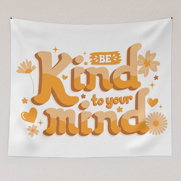 Item preview, Be Kind to Your Mind- YELLOW ORANGE designed and sold by Starlight-Pam.