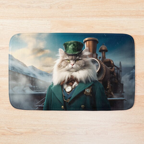 Item preview, Siberian forest cat in winter designed and sold by Pixelartistin.