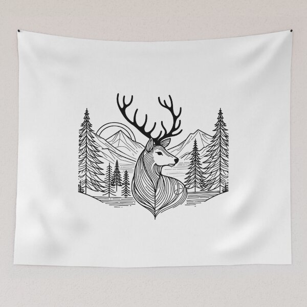 Item preview, Mountain Forest Landscape Clipart designed and sold by Buyfastcart.
