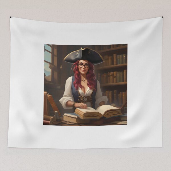 Item preview, Pirate Librarian designed and sold by AbsoluteA.