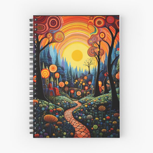 Item preview, Hypnotic Autumn Forest with Idyllic Shire designed and sold by JoanNinjaHen.