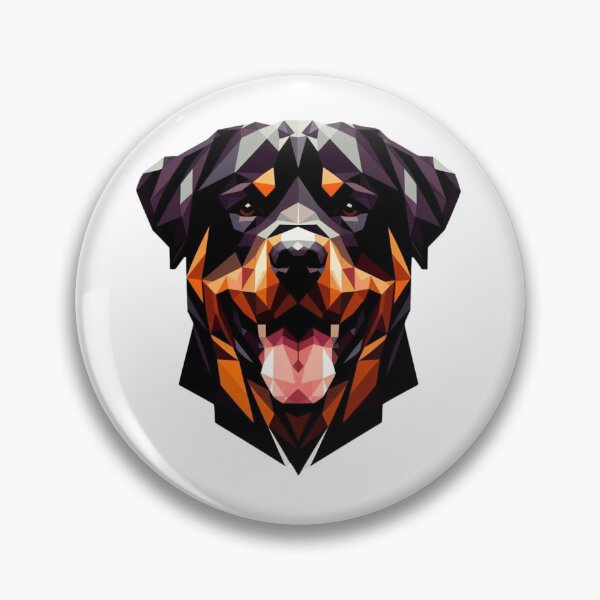 Item preview, Geometric Rottweiler designed and sold by HeadTurningArt.