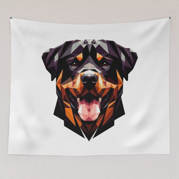 Item preview, Geometric Rottweiler designed and sold by HeadTurningArt.