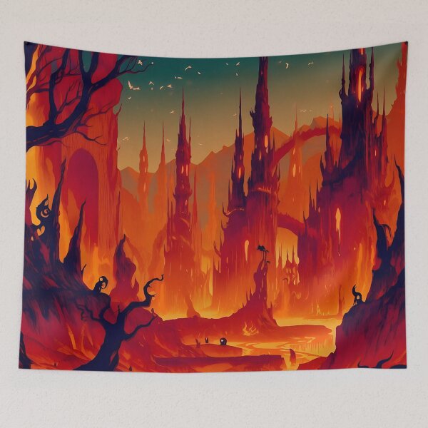 Item preview, Spirited Inferno designed and sold by RW Art Prints.