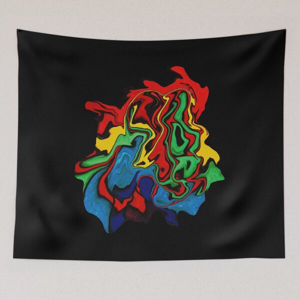 Item preview, AI edited  Abstract heart bright 1 designed and sold by FlossOrFi.