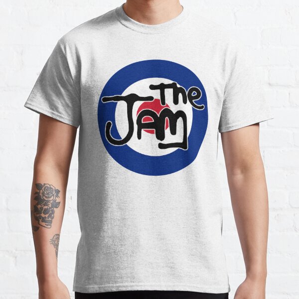 The Jam T Shirt Spray Target Logo Official Mens Black Mod Classic Rock  Unisex