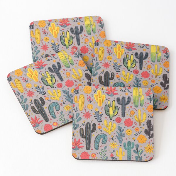 Item preview, Cactus and Flowers designed and sold by GirlGlowGraphic.