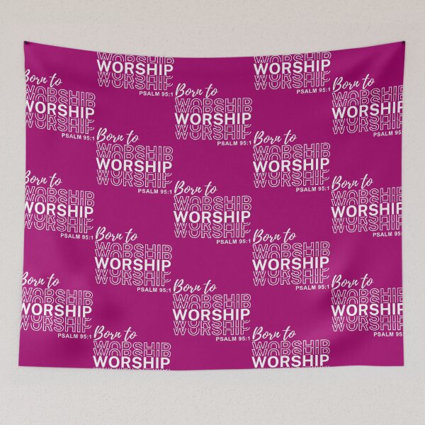 Item preview, Born to Worship Inspirational designed and sold by Faith & Joy by Lulu.