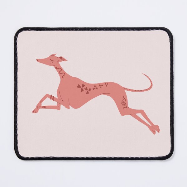 Item preview, Running pink greyhound  designed and sold by Berashop.