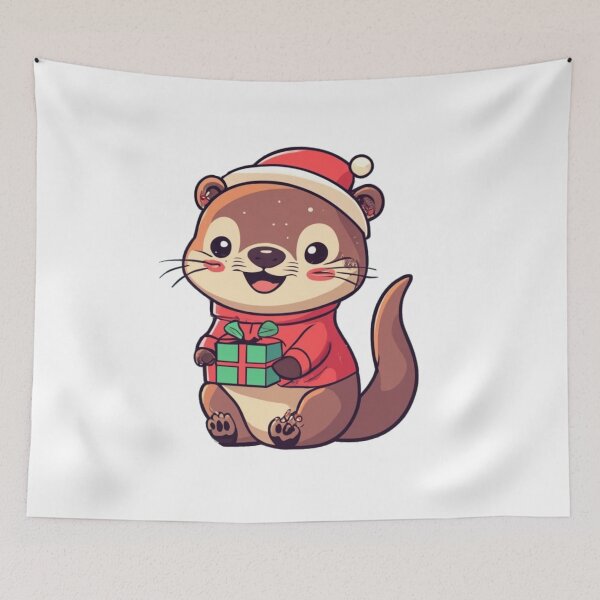 Item preview, Otter with gift designed and sold by PawelNature.