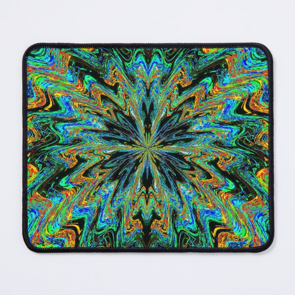 Item preview, Abstract Fractal Butterfly 18 (Blue, Green, Orange) designed and sold by SXW Designs.