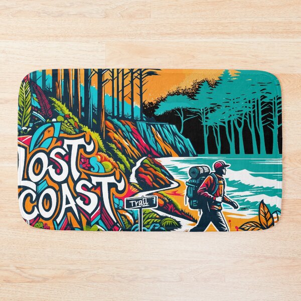 Item preview, Lost Coast Trail California Street Art designed and sold by ElLocoMus.