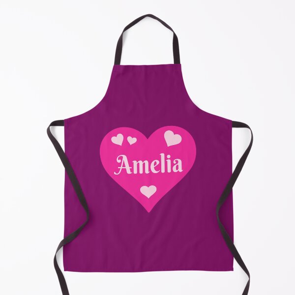 Item preview, Amelia Name Pink Heart designed and sold by Jeallan Designs.