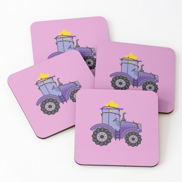Item preview, Festive Purple Tractor designed and sold by BSBgraphics.