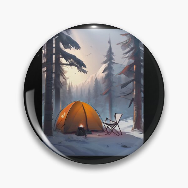 Item preview, winter camping designed and sold by EuropeanPrints.