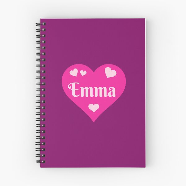 Item preview, Emma Name Pink Heart  designed and sold by Jeallan Designs.