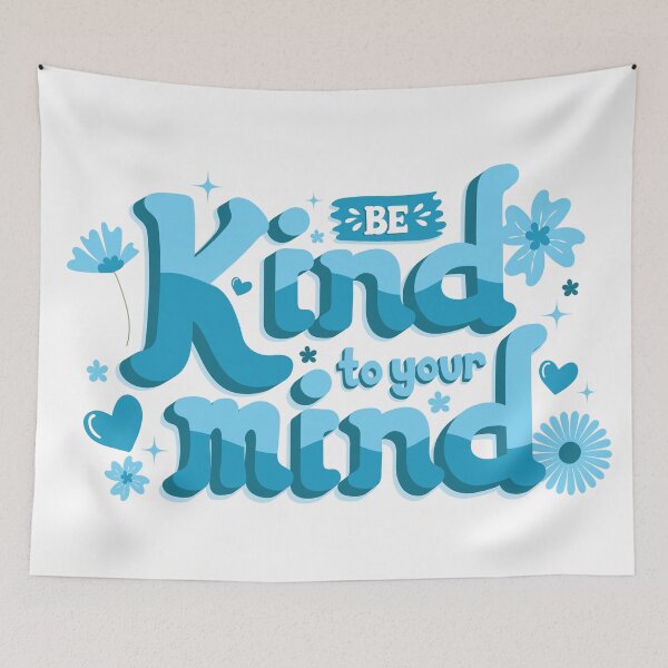 Item preview, Be Kind to Your Mind- BLUE designed and sold by Starlight-Pam.