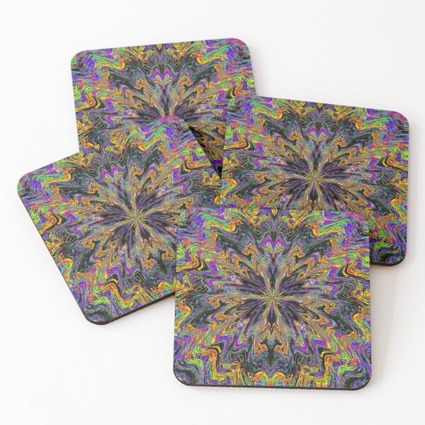 Item preview, Abstract Fractal Butterfly 19 (Orange, Purple Green) designed and sold by SXW Designs.