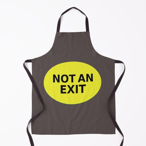 Item preview, NOT AN EXIT sign designed and sold by lobodelnoir.