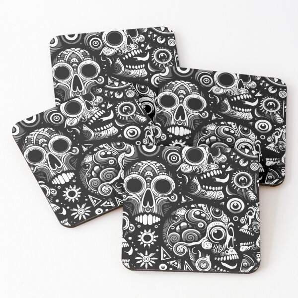 Item preview, CREEPY SKULLS PATTERN 3 designed and sold by HYPeR-NaTUrE.