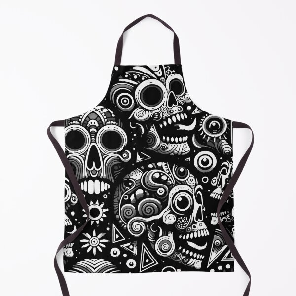 Aperçu de l'œuvre CREEPY SKULLS PATTERN 3 créée et vendue par HYPeR-NaTUrE.