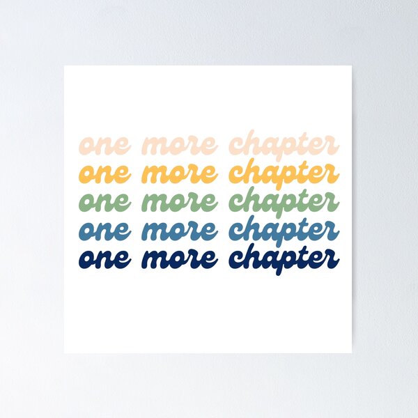 Item preview, One More Chapter Color Gradient designed and sold by TheBookishLife.
