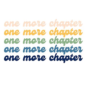 Artwork thumbnail, One More Chapter Color Gradient by TheBookishLife