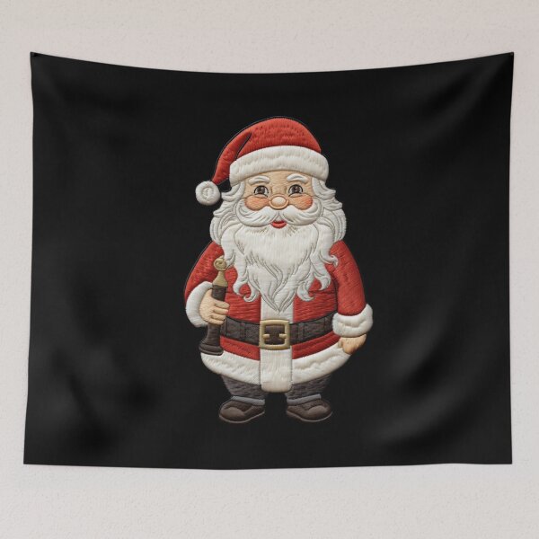 Item preview, Christmas Designs - Colorful Santa Clauses -  Embroidery Style designed and sold by Master-Print.