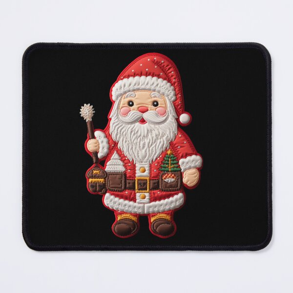 Item preview, Christmas Designs - Colorful Santa Clauses - Embroidery Style designed and sold by Master-Print.