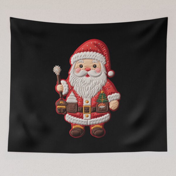 Item preview, Christmas Designs - Colorful Santa Clauses -  Embroidery Style designed and sold by Master-Print.