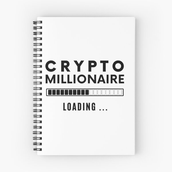 Item preview, Crypto Millionaire Loading Funny Cryptocurrency Bitcoin Ethereum quote designed and sold by RanirO.