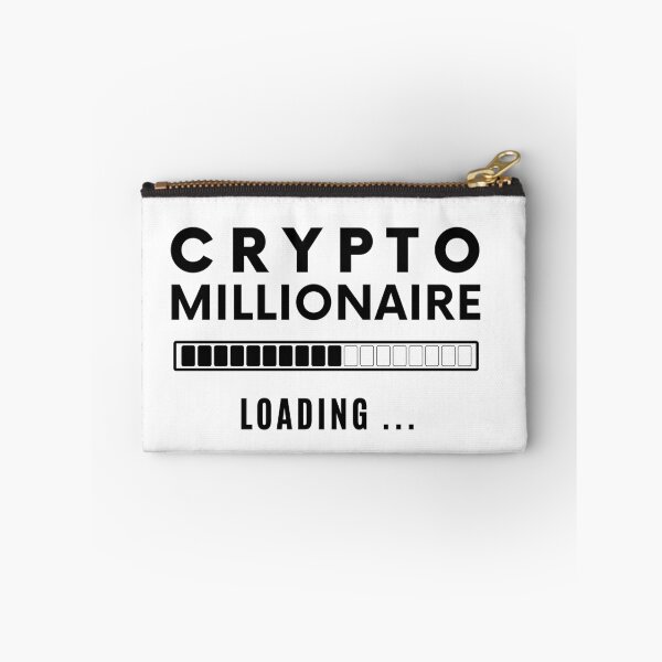 Item preview, Crypto Millionaire Loading Funny Cryptocurrency Bitcoin Ethereum quote designed and sold by RanirO.