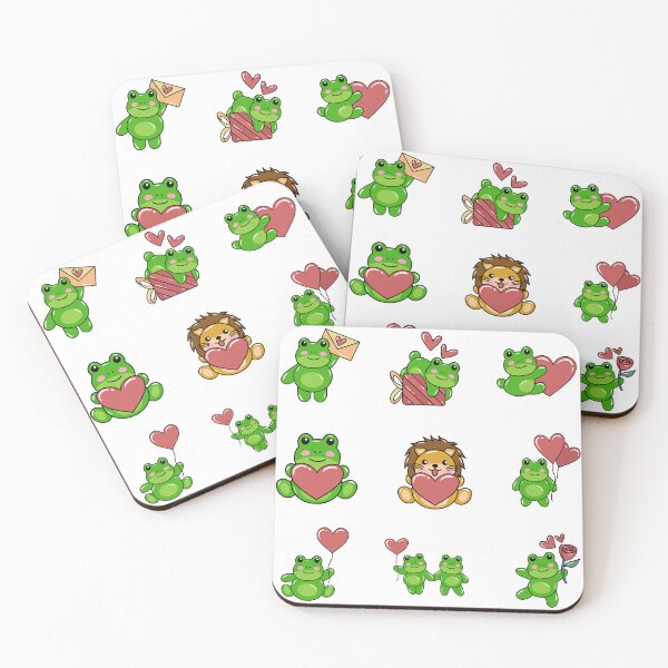 Item preview, little animals in love waiting for the day of love designed and sold by huape.
