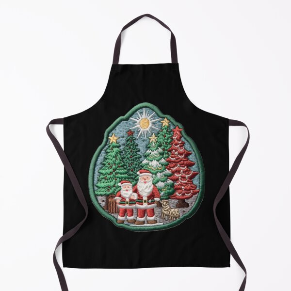 Item preview, Christmas Designs - Colorful Santa Clauses - Embroidery Style designed and sold by Master-Print.
