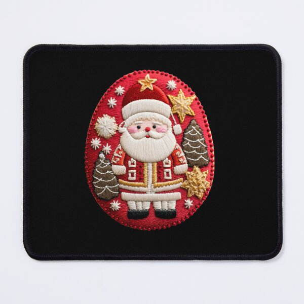 Item preview, Christmas Designs - Colorful Santa Clauses - Embroidery Style designed and sold by Master-Print.