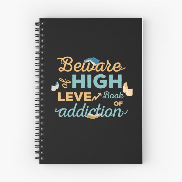 Item preview, BEWARE OF HIGH LEVEL OF BOOK ADDICTION- FOR BOOK ADDICTS designed and sold by The Bookworm Store.