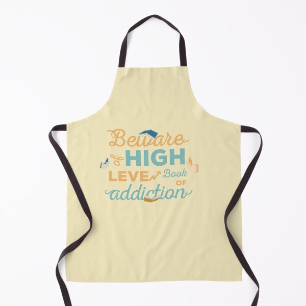 Item preview, BEWARE OF HIGH LEVEL OF BOOK ADDICTION- FOR BOOK ADDICTS designed and sold by The Bookworm Store.