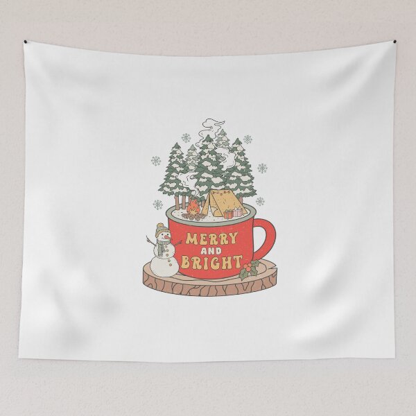 Item preview, Cozy Christmas Campfire - Merry and Bright Woods designed and sold by Acim0.