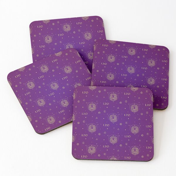 Item preview, Leo Zodiac Pattern in delicate Gold designed and sold by CosmicNook1.