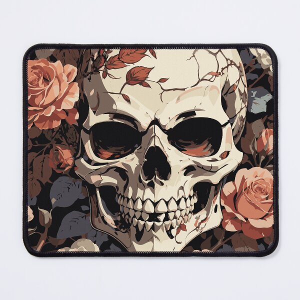 Item preview, Skull and rose designed and sold by artistua.