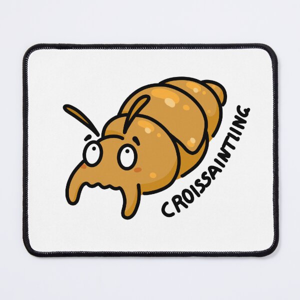Item preview, Croissantling Croissant Insect Illustration designed and sold by GingerandMilk.