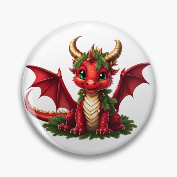 Item preview, Cute Christmas Tree Dragon designed and sold by Everything Dragon Shop.