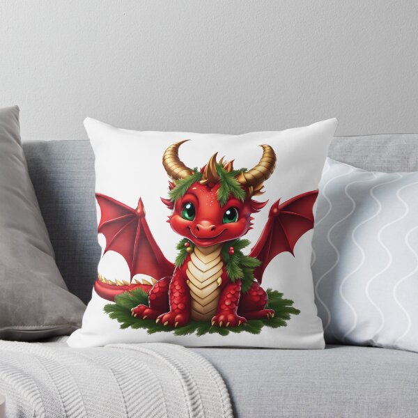 Item preview, Cute Christmas Tree Dragon designed and sold by Everything Dragon Shop.