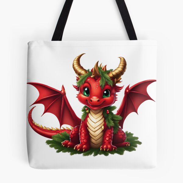 Item preview, Cute Christmas Tree Dragon designed and sold by Everything Dragon Shop.