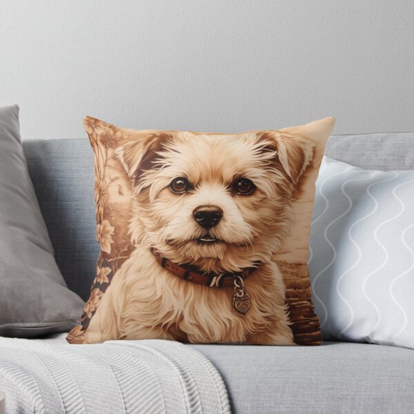 Item preview, Maltese: The Graceful Delight of Wood (Pyro Pets Art - 114) designed and sold by pyropetsart.