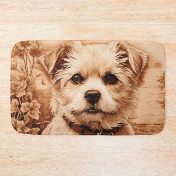 Item preview, Maltese: The Graceful Delight of Wood (Pyro Pets Art - 114) designed and sold by pyropetsart.