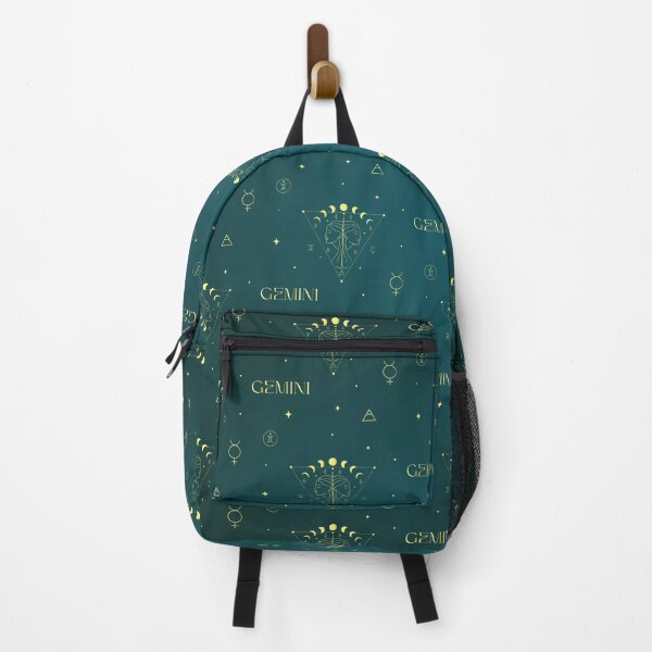 Item preview, Gemini Zodiac Pattern in delicate Gold and teal designed and sold by CosmicNook1.
